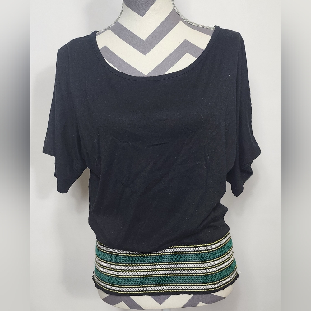 Weavers top, large, elastic waistband
